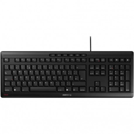 UK layout - CHERRY STREAM KEYBOARD, keyboard (black, SX scissor technology)