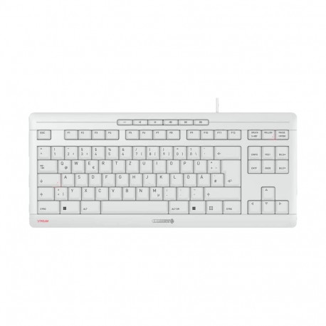 STREAM KEYBOARD TKL (weiß/grau, DE-Layout, Cherry SX-Scherentechnologie)