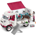 Schleich Horse Club Mobile veterinarian with Hanoverian foal, play figure