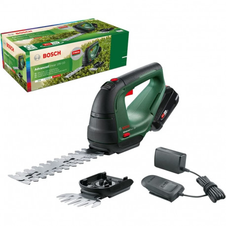 Akku-Strauch und Grasschere Advancedshear 18-10 (grün/schwarz, Li-Ionen Akku 2,0Ah, POWER FOR ALL AL