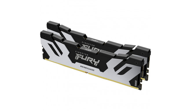 Kingston DDR5 32GB 6400 - CL - 32 - Dual-Kit - DIMM - KF564C32RSK2-32, fury renegade silver, black/s
