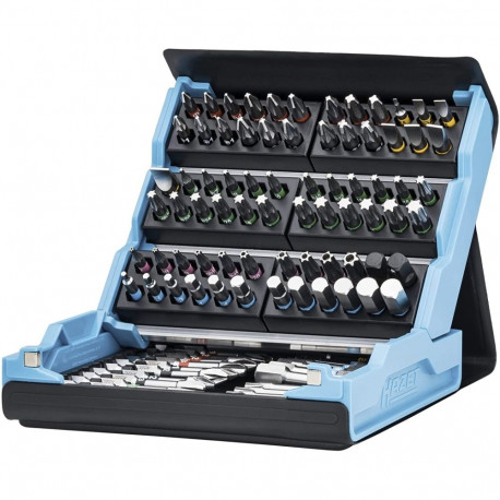 Hazet SmartCase bit set 2200SC-3, 96 pieces (black/blue, 1/4 )
