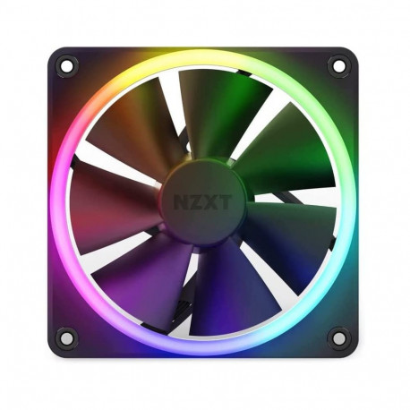 F140 RGB Single 140x140x26 (schwarz, Einzellüfter, ohne Controller, 140 mm)