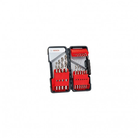 Bosch HSS twist drill set PointTeQ - 135 - 18 pieces