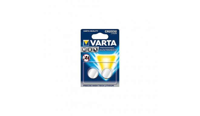 Varta CR2032, coin cell battery, lithium, 3V (6032-101-401)