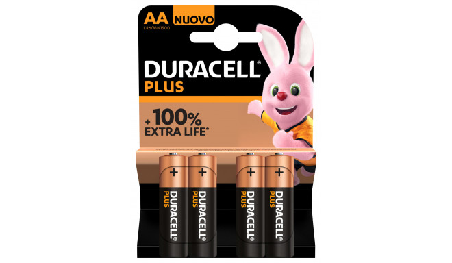 Patarei AA 1,5V Alkaline Duracell MN1500/4 Pakk