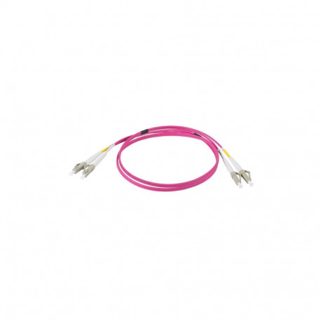 AFLHS Patchcord Enhanced LC - LC OM4 ERIKA VI LSZH 2F 2.0mm ZDPX 1M (SHORT bOOT)