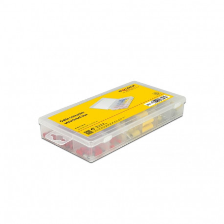 Delock Cable connector assortment box 170 pieces coloured