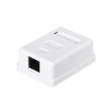 RJ45x1 Jack & Box white