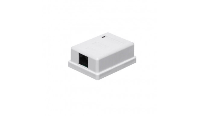 RJ45x1 Jack & Box white