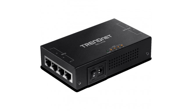 65W 4-Port Gigabit PoE+ Injector