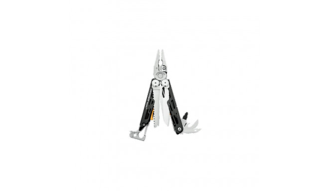 Multitool Leathermanignal, silver, nailon black L