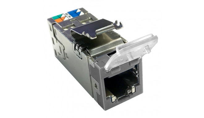 Modularpesa RJ45 Cat6a SLX varjestatud tolmuluugiga hall