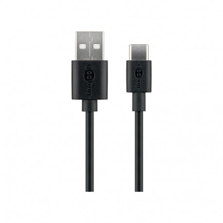 USB-C charging and sync cable USB-A > USB-C 2.0m, black