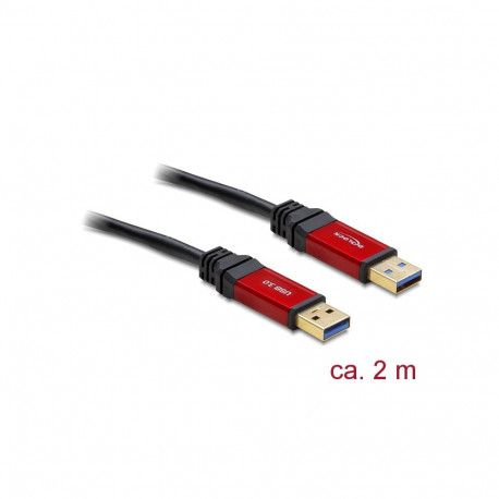 Delock Cable USB 3.0 Type-A male > USB 3.0 Type-A male 2 m Premium
