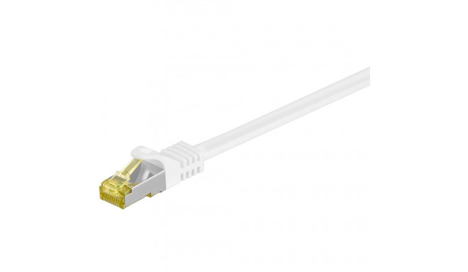 Võrgukaabel CAT6A S/FTP 2.0m, valge, 500 MHz, PiMF, LSZH, CU, CAT 7 kaablist