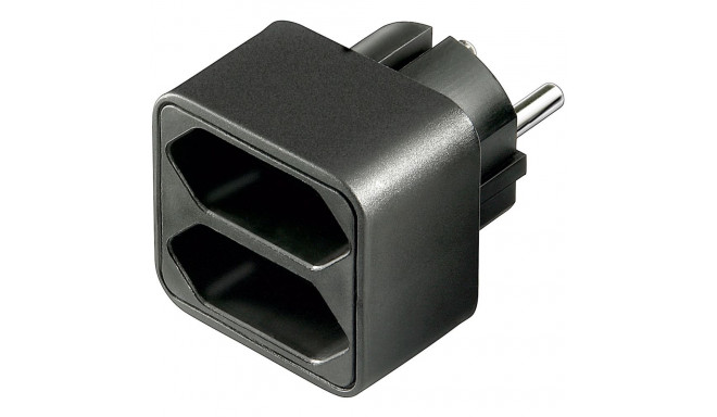Euro multiple adaptor 2 x euro socket