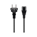 Power Cord 2.0m, black, CEE 7/7 - C13