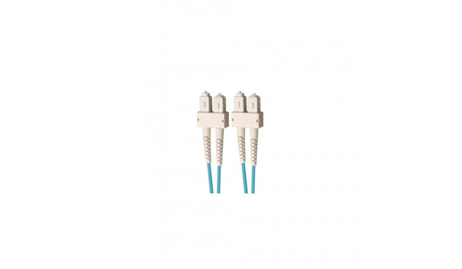 Enhanced SC - SC OM3 RBS AQUA LSZH 2F 3.0mm ZDPX 1M