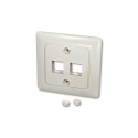 Wall Box DE for 2 Keystone modules