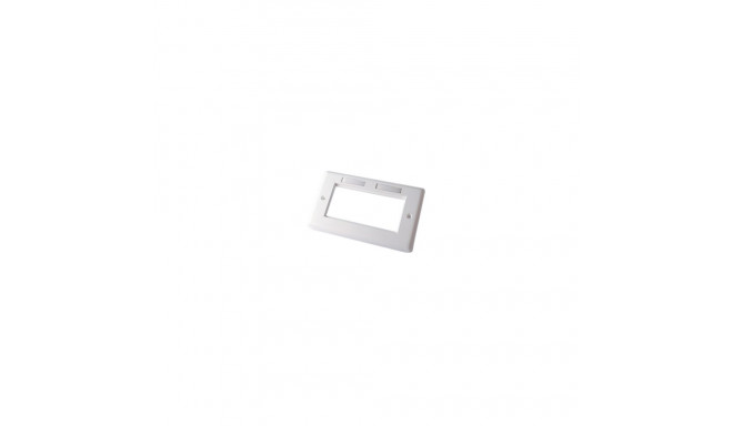 Double Gang Face Plate Accepts Four Modules