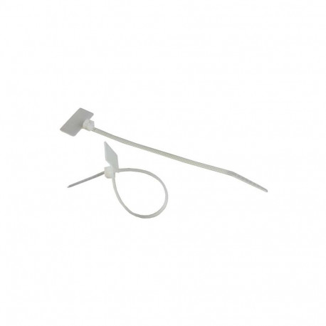 Kaablisidemed 110 x 2,5mm,+markeerimislabel valge 100tk/pk 52110-M