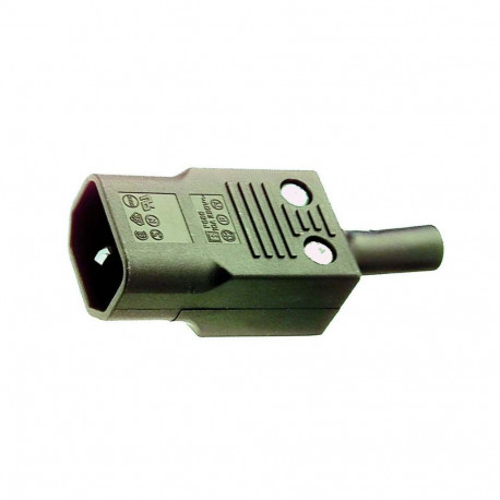 Toitepistik kaablile, C14 UL 10A, 250V P686