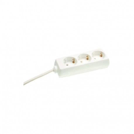 Extension cord 5,0m 3 sockets white 1,5mm