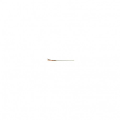 Montaažijuhe 0.75mm², valge 500V PVC ø2,10mm, Cu, 100m/rull