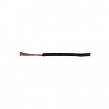 Montaažijuhe 2.5mm², must 700V PVC H07V-K, 100m/rull