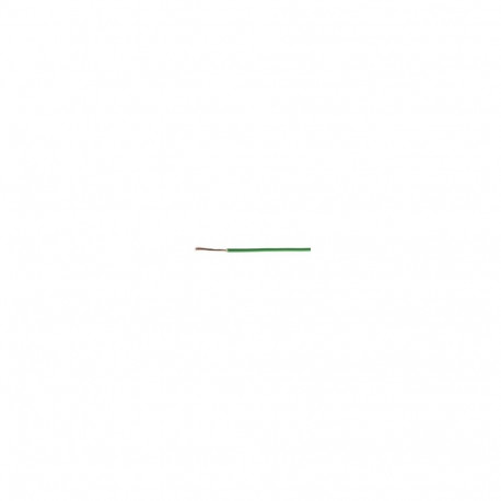 Hook up wire 0.75mm², Green 500V PVC ø2,10mm, Cu, 100m/reel