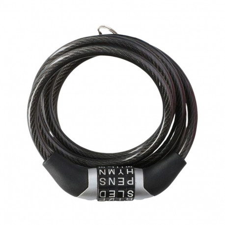Dunlop spiral bicycle lock, code 0.6x120 cm 1042695