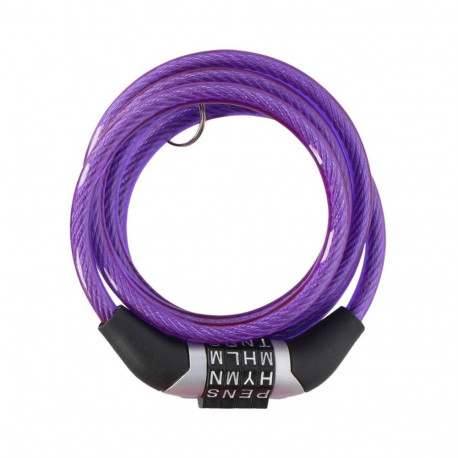 Dunlop spiral bicycle lock, code 0.6x120 cm 1042688