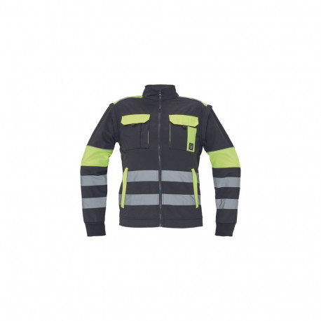 Cerva Max Vivo RFLX tööjakk must/kollane 58