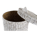 Veļas grozs DKD Home Decor 42 x 42 x 63 cm Balts Bērnu Kaķis