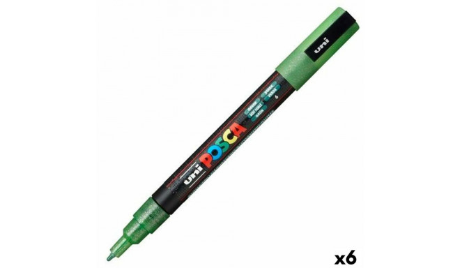 Маркер POSCA PC-3ML Зеленый (6 штук)