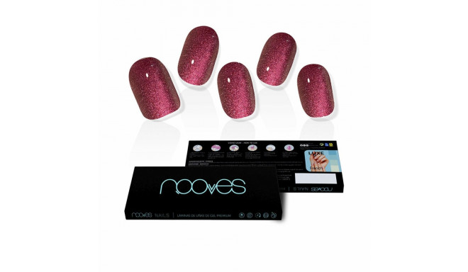 False nails Nooves Ruby Claret Gel Self-adhesives