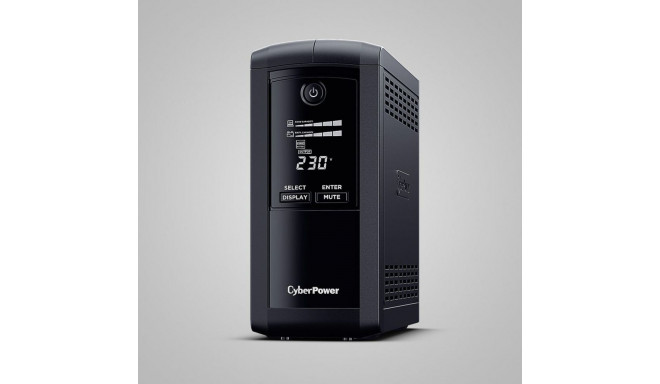Uninterruptible Power Supply System Interactive UPS Cyberpower VP700ELCD-FR 390 W