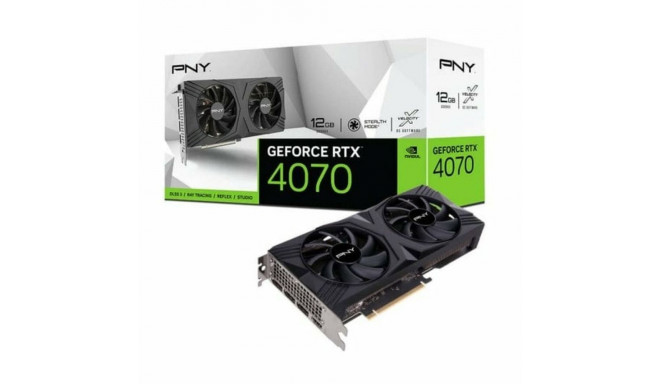 Graafikakaart PNY VCG407012DFXPB1 GEFORCE RTX 4070 12 GB RAM