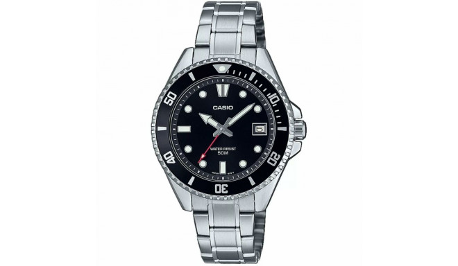 Men's Watch Casio MDV-10D-1A1VEF Black Silver