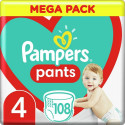 Vienreizlietojami autiņi Pampers Pants 4 (108 gb.)