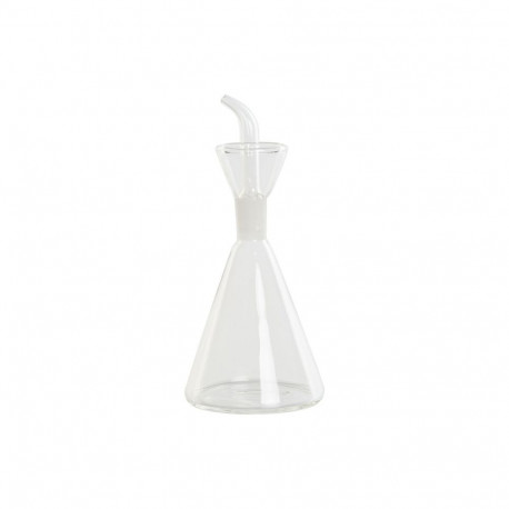 Boca za Ulje DKD Home Decor Läbipaistev Borosilikaatklaas 125 ml 7 x 7 x 16 cm