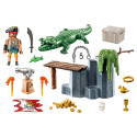 Playset Playmobil Krokodils Pirāts 59 Daudzums