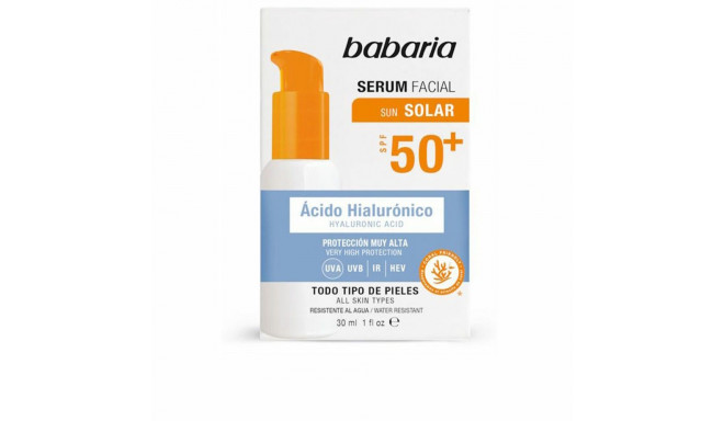 Iedeguma pastiprinātājs Babaria SOLAR SPF 50+ 30 ml