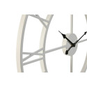 Wall Clock Home ESPRIT White Black Metal 60 x 3 x 60 cm (2 Units)