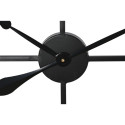 Wall Clock Home ESPRIT Black Metal 100 x 3 x 100 cm