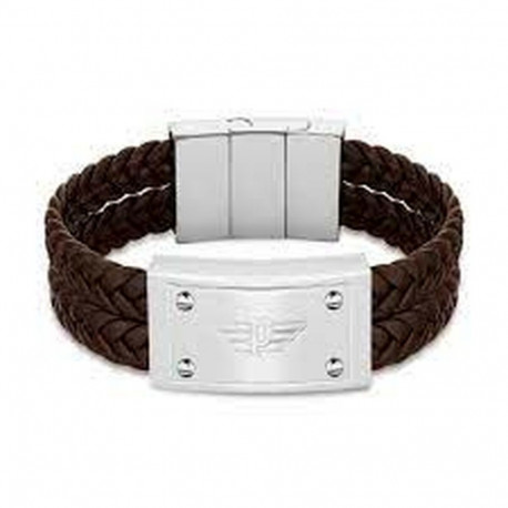 Men's Bracelet Police PEAGB2214604 Leather 19 cm