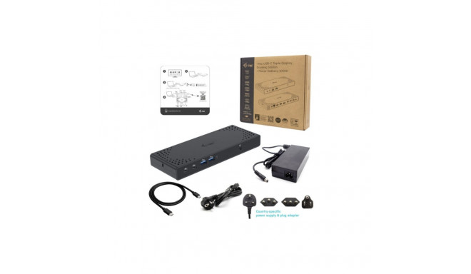 Klaviatuurikott i-Tec C31TRIPLE4KDOCKPD