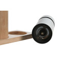Soola Ja Pipratoosid Home ESPRIT Must Naturaalne Roostevaba teras Kummipuu 14 x 7 x 16,5 cm