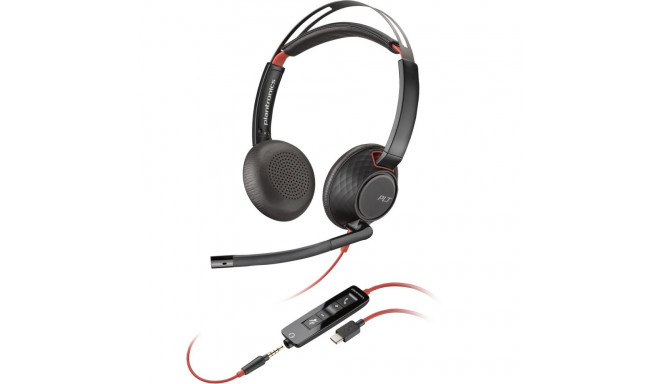 Headphones with Microphone Poly 8X231AA Black